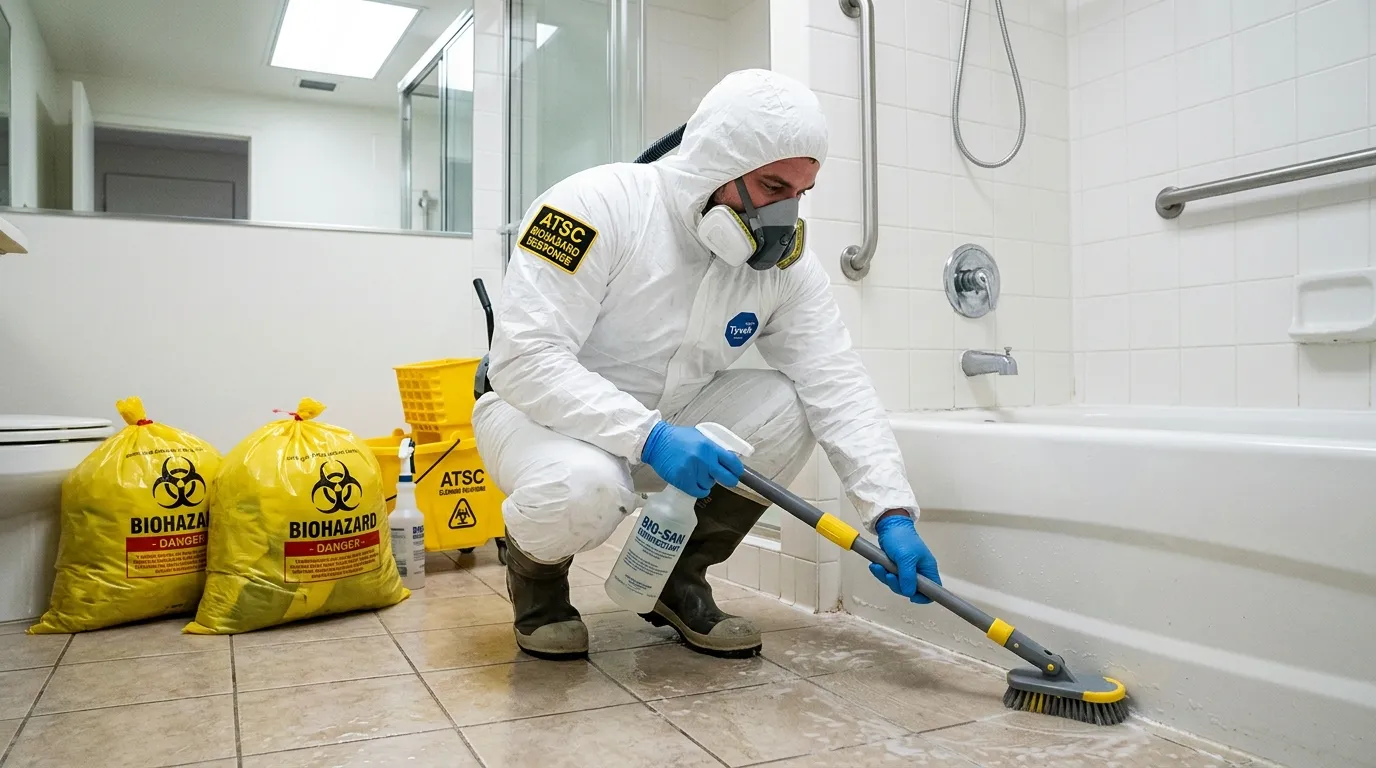 Decontamination equipment deployed for Blood Cleanup in Capitol Hill